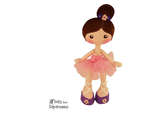 LuLu Ballerina Doll Sewing Pattern - Dolls And Daydreams - 4