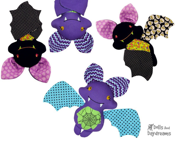 Bat Sewing Pattern - Dolls And Daydreams - 3