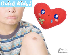 ITH Quick Kids Booboo Heart Pattern