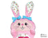 Machine Embroidery Bunny Face - Dolls And Daydreams - 1