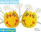 Quick Kids Chick Egg Head Hatchling Sewing Pattern