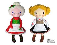 Mrs. Claus & Heidi Sewing Pattern