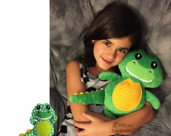 Embroidery Machine Crocodile Gator Pattern - Dolls And Daydreams - 4