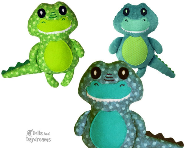 Baby Croc Sewing Pattern - Dolls And Daydreams - 1