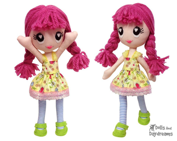 Poppy Poppet Sewing Pattern - Dolls And Daydreams - 3