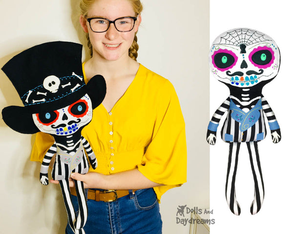 Day of the Dead Boy Sewing Pattern