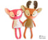Fawn and Deer Sewing Pattern - Dolls And Daydreams - 1