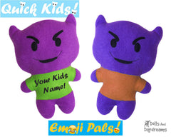 Quick Kids Devil Emoji Sewing Pattern