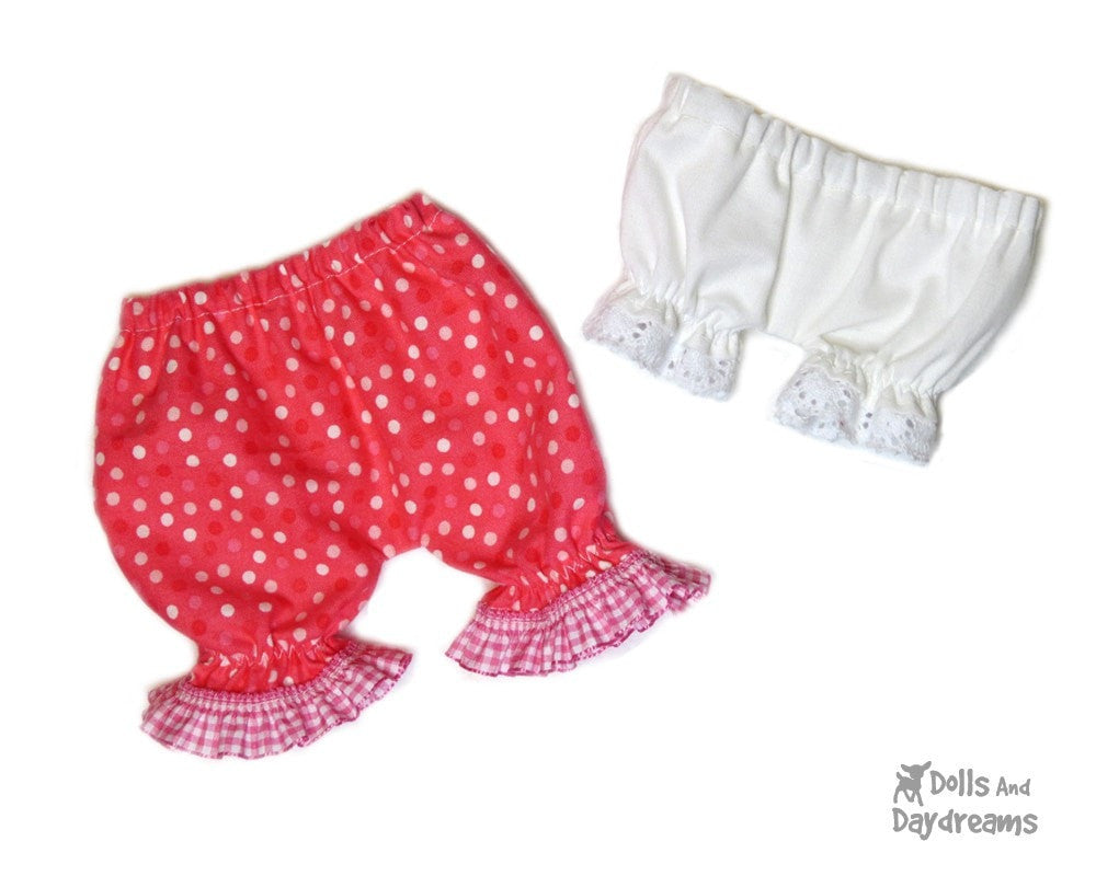 Doll Bloomers & Panties Sewing Pattern