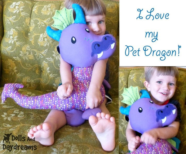 Dragon Sewing Pattern - Dolls And Daydreams - 3