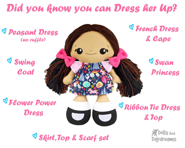 BFF Beauties Doll Sewing Pattern