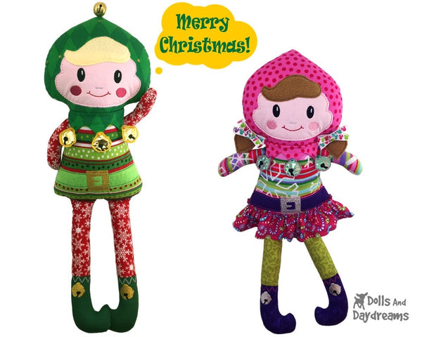 ITH Enchanted Elf Pattern - Dolls And Daydreams - 1