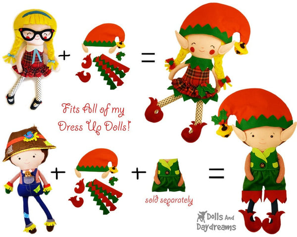 Elf Clothes Sewing Pattern - Dolls And Daydreams - 3