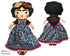 ITH Mexican Folk Art Doll Pattern by Dolls And Daydreams