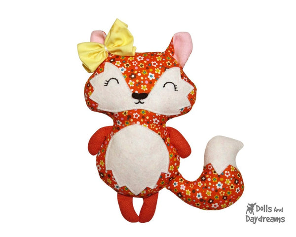 Baby Fox Sewing Pattern - Dolls And Daydreams - 3