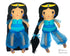 ITH Genie Princess Jasmine doll Pattern machine embroidery doll by dolls and daydreams