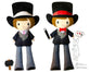 ITH Groom and Magician Doll Pattern