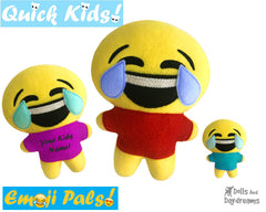 ITH Quick Kids Happy Cry Emoji Pattern