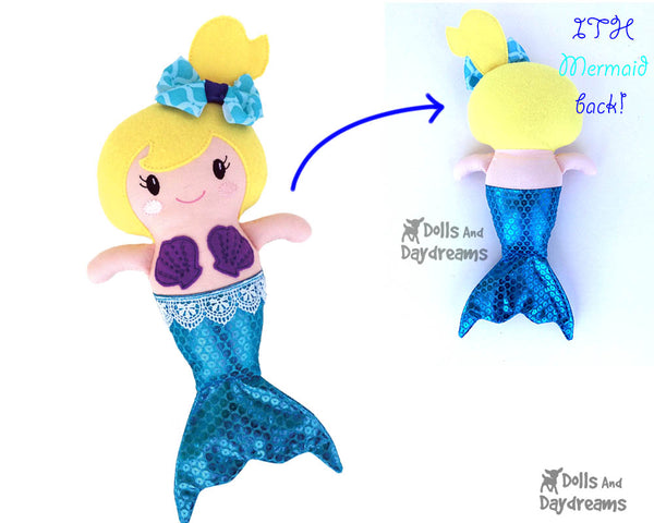 Embroidery Machine Mermaid Pattern
