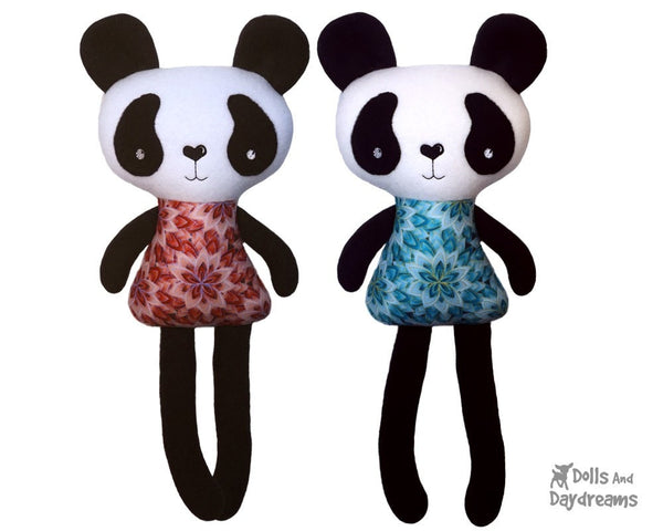 ITH Big Panda Pattern - Dolls And Daydreams - 1