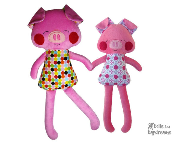 ITH Big Pig Pattern - Dolls And Daydreams - 1
