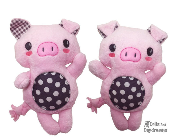 Embroidery Machine Piglet Pattern - Dolls And Daydreams - 5