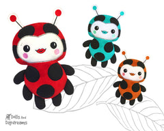Embroidery Machine Ladybug Pattern