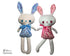 ITH Big Bunny Pattern - Dolls And Daydreams - 1