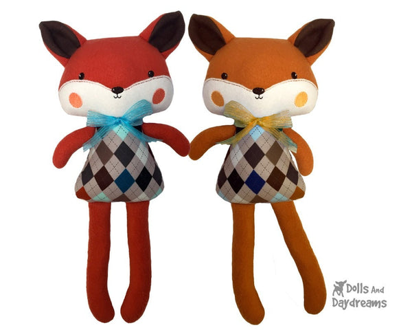 ITH Big Fox Pattern - Dolls And Daydreams - 1