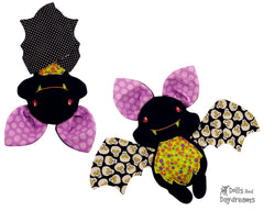 Embroidery Machine Bat Pattern