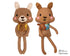 Kangaroo & Joey soft toy Sewing Pattern by Dolls And Daydreams