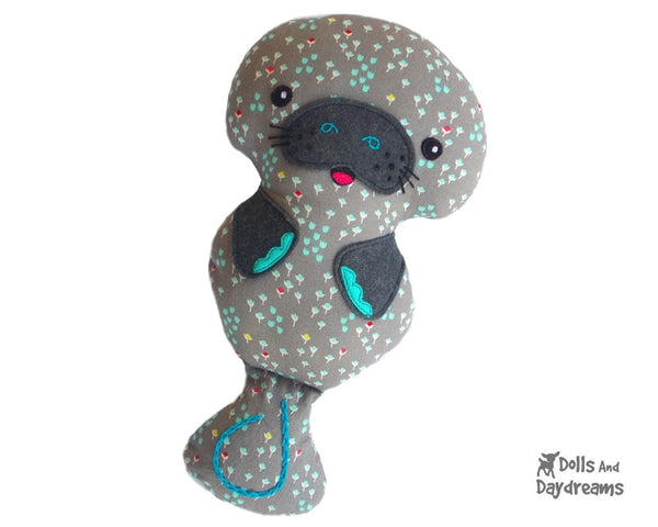 Manatee Sewing Pattern - Dolls And Daydreams - 4