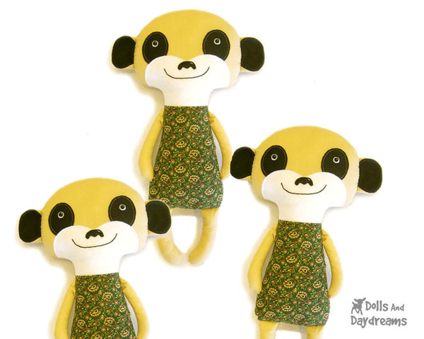 Meerkat Sewing Pattern - Dolls And Daydreams - 1