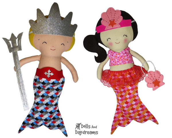 Mermaid Tail Sets Sewing Pattern - Dolls And Daydreams - 4