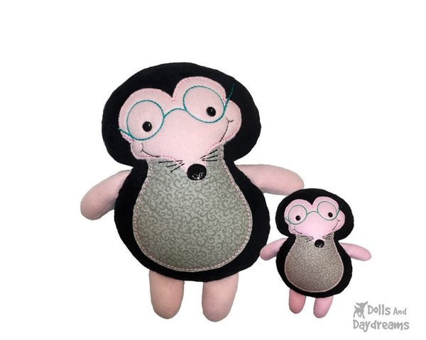 Embroidery Machine Bilby Mole Pattern - Dolls And Daydreams - 4