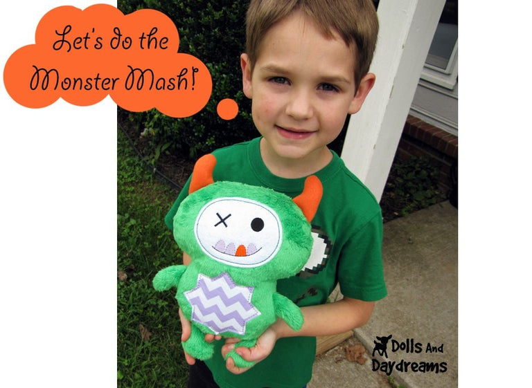 Yeti Monster Sewing Pattern | Dolls And Daydreams
