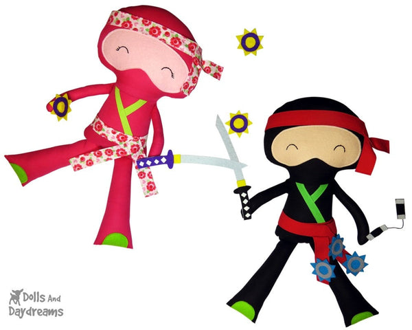Ninja Sewing Pattern - Dolls And Daydreams - 4
