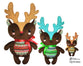 Embroidery Machine Reindeer ITH Pattern
