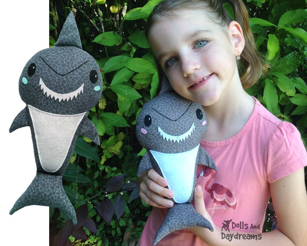 Shark Sewing Pattern - Dolls And Daydreams - 3