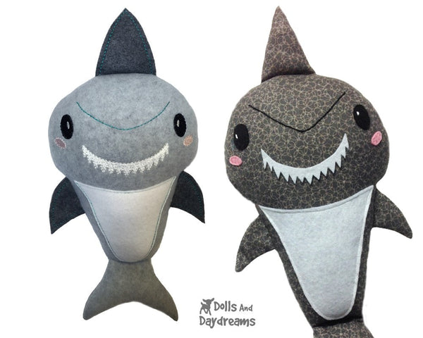 Shark Sewing Pattern - Dolls And Daydreams - 4