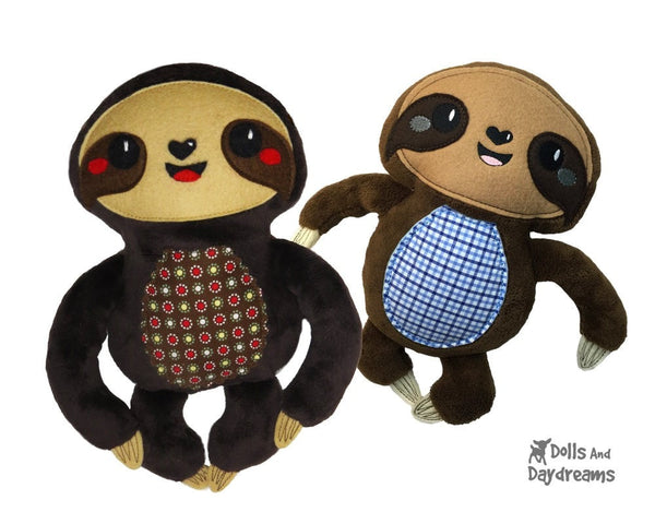 Sloth Sewing Pattern - Dolls And Daydreams - 4