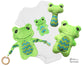 Baby’s 1st Plush Frog Snuggle Sewing Pattern Set