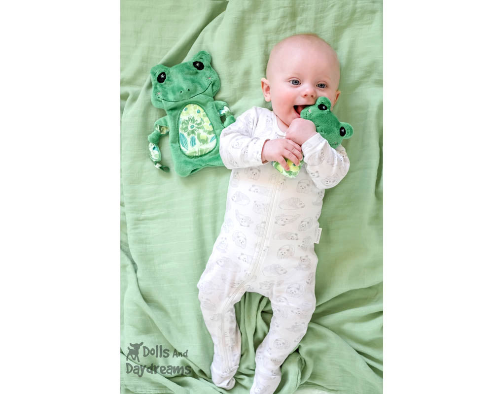 Baby’s 1st Plush Frog Snuggle Machine Embroidery Pattern Set