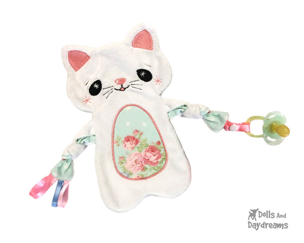 Baby’s 1st Plush Cat Snuggle Machine Embroidery Pattern Set