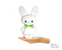 Tiny Tot BunBun Easter Bunny Rabbit Sewing Pattern by Dolls And Daydreams small soft toy pdf diy 