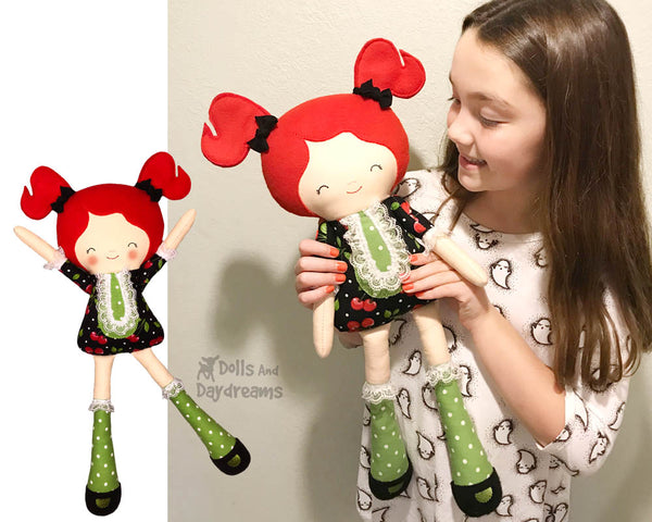 ITH Miss Tippy Toes Doll Pattern by Dolls And Daydreams