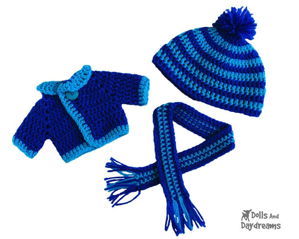 Winter Woolies Crochet Pattern - Dolls And Daydreams - 2