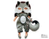Wolf Mask & Tail Pattern - Dolls And Daydreams - 1