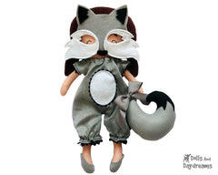 Wolf Mask & Tail Pattern