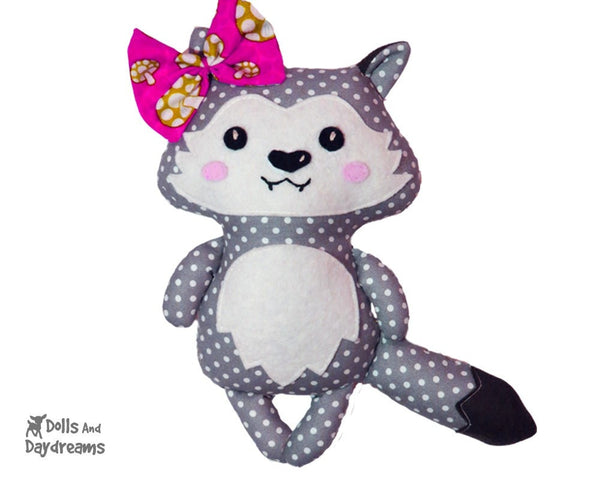 Wolf Pup Sewing Pattern - Dolls And Daydreams - 3